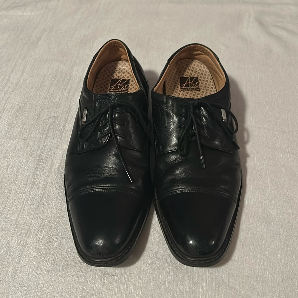 A.S.O Classic Leather Pointed Toe Loafer